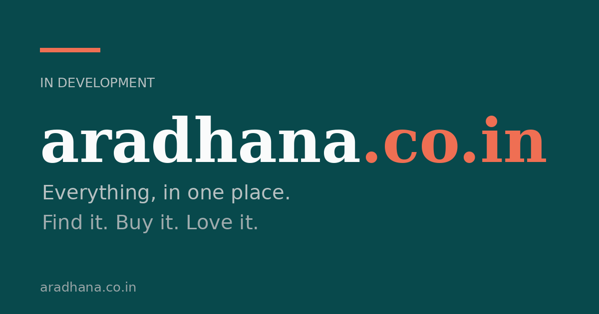 Link preview image for aradhana.co.in